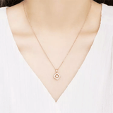 Dancing Diamond Pendant Necklace